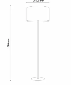 Ponadczasowa lampa stojąca do salonu TK 5476 z serii EARTH | Kaja*Sklep Kaja Cheap
