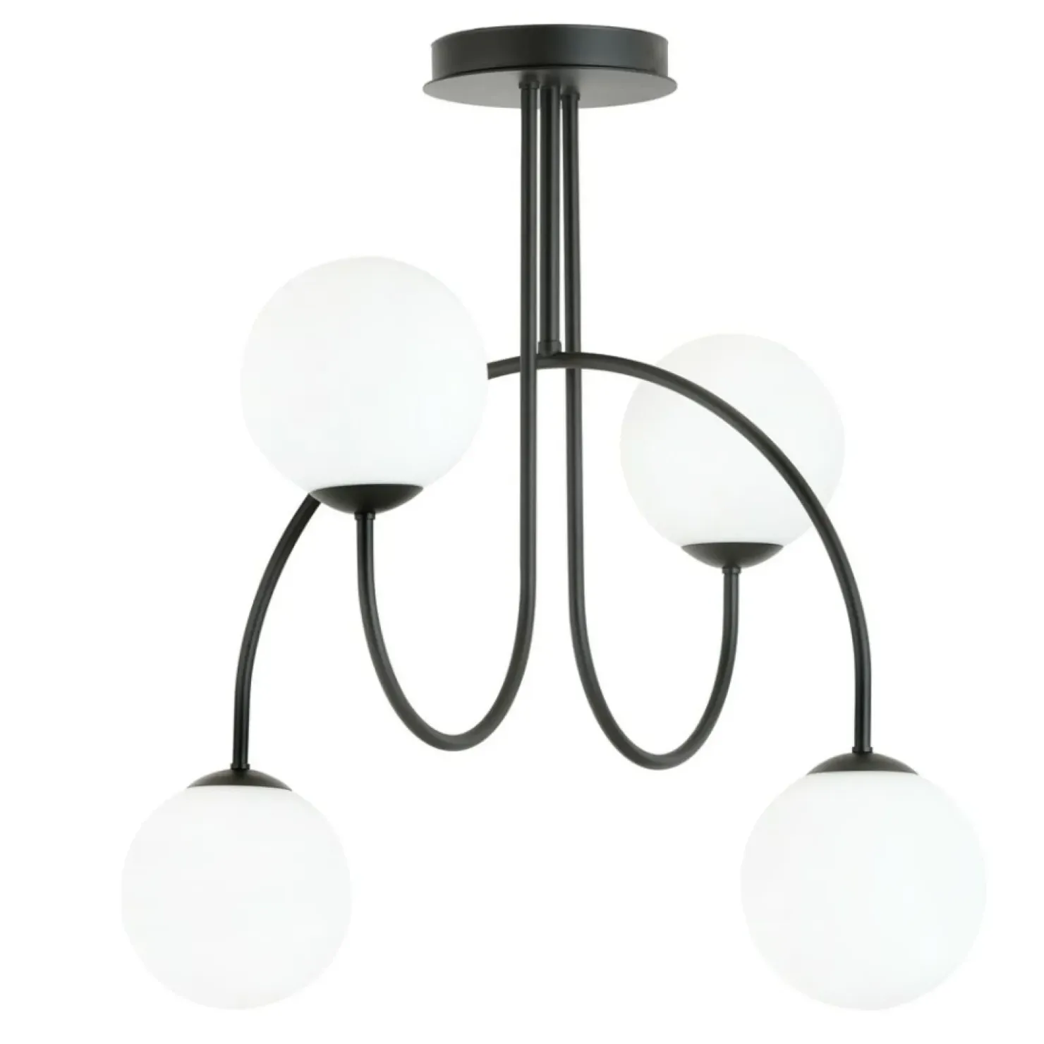 Best Sale Sklep Kaja Ponadczasowa lampa sufitowa z kloszami 1288/4A z serii ARCHI | Kaja