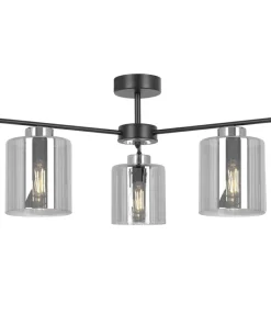 Online Sklep Kaja Ponadczasowa lampa sufitowa z grafitowymi kloszami K-5526 z serii LUNA