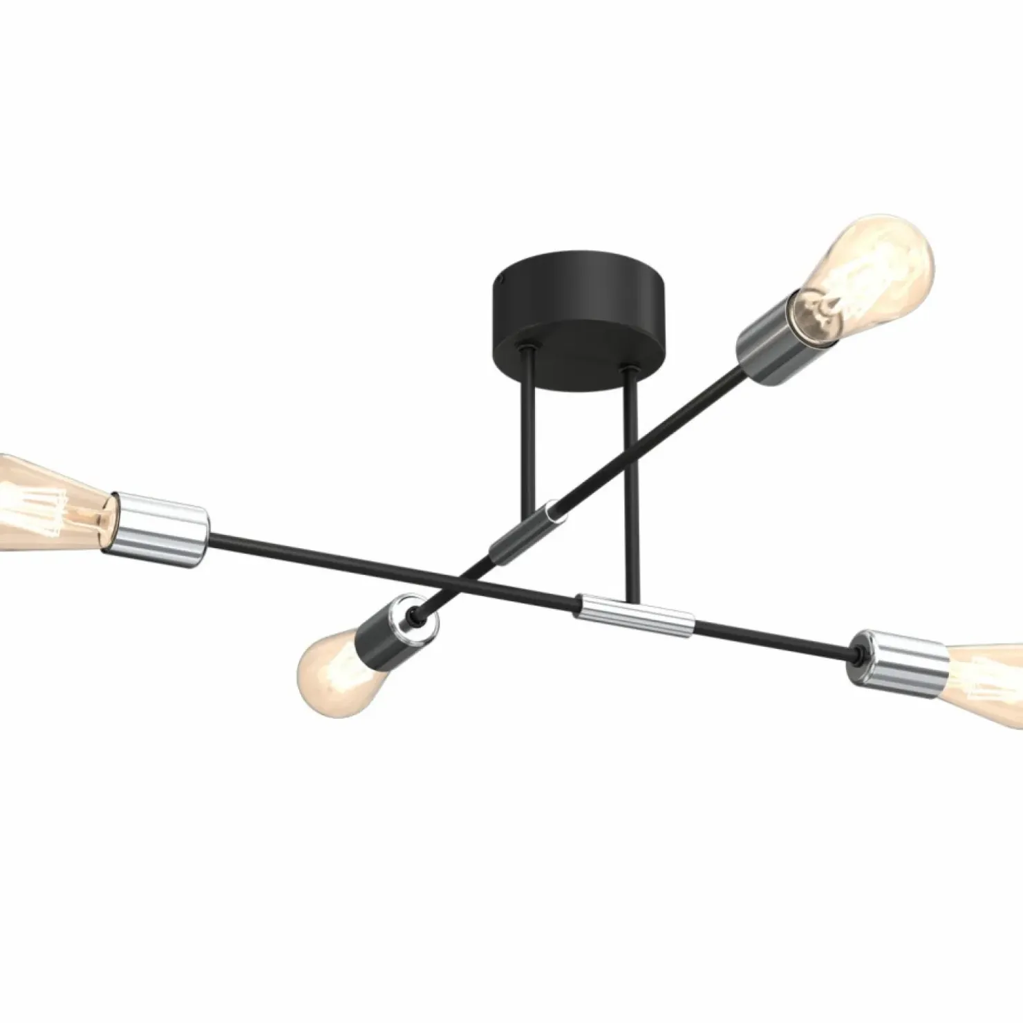 Sale Sklep Kaja Ponadczasowa lampa sufitowa, na cztery żarówki LX 3909 z serii FLAME