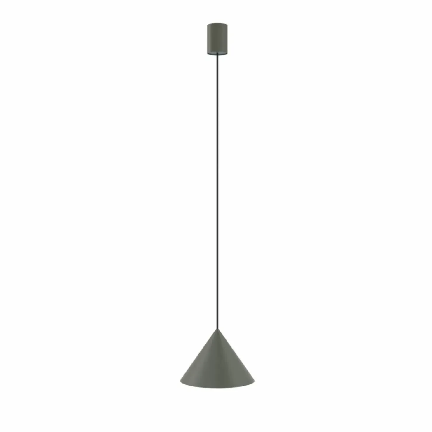 Best Sale Sklep Kaja Ponadczasowa lampa wisząca, stożkowy klosz ⌀20,5cm 10881 ZENITH | Kaja szary