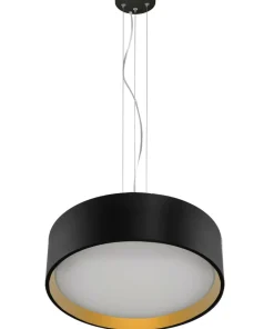 Clearance Sklep Kaja Ponadczasowa lampa wisząca LP-043/1P BK/GD HUDSON | Kaja Oświetlenie