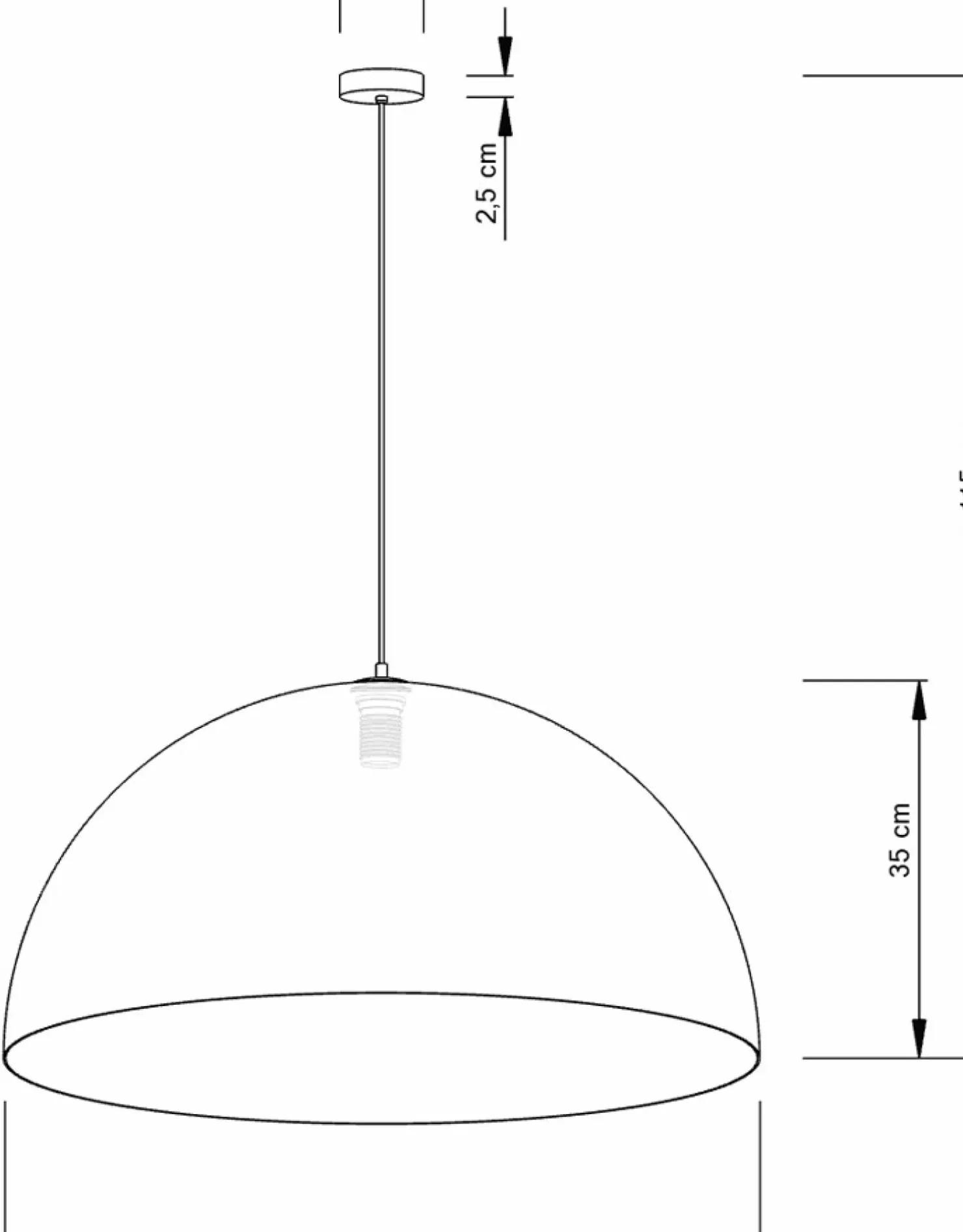 Cheap Sklep Kaja Ponadczasowa lampa wisząca do kuchni SIG 30132 - SFERA 70 CZ/MIEDŹ