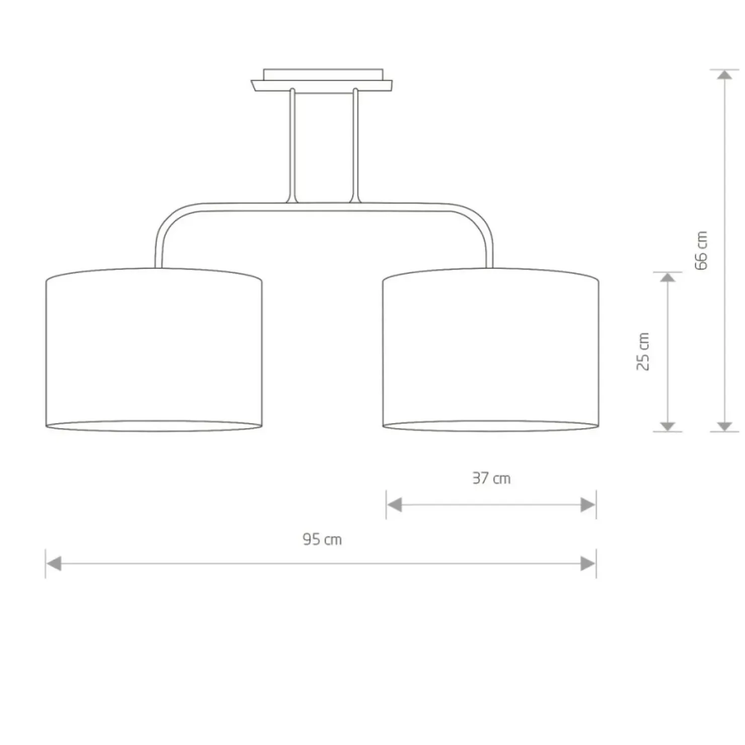 Flash Sale Sklep Kaja Ponadczasowa lampa z abażurami 4962 ALICE | Kaja Oświetlenie złoty