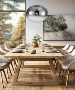 Store Sklep Kaja Ponadczasowa lampa z dwukolorowym kloszem ML0341 CAMPANIA | Kaja