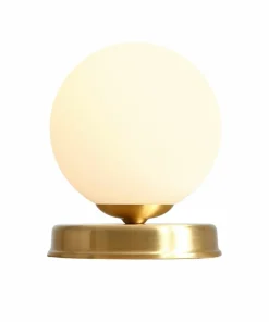 Ponadczasowa lampka stołowa z okrągłym kloszem 1076B40_S z serii BALL*Sklep Kaja Shop