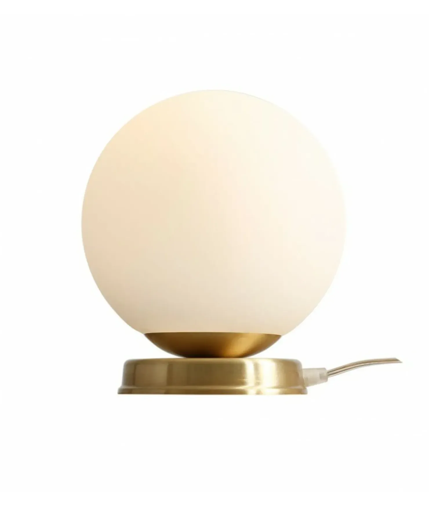 Ponadczasowa lampka stołowa z okrągłym kloszem 1076B40_S z serii BALL*Sklep Kaja Shop