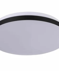 Ponadczasowa, okrągła lampa sufitowa LED LP-335/1C S 4BK – BABILON*Sklep Kaja Fashion