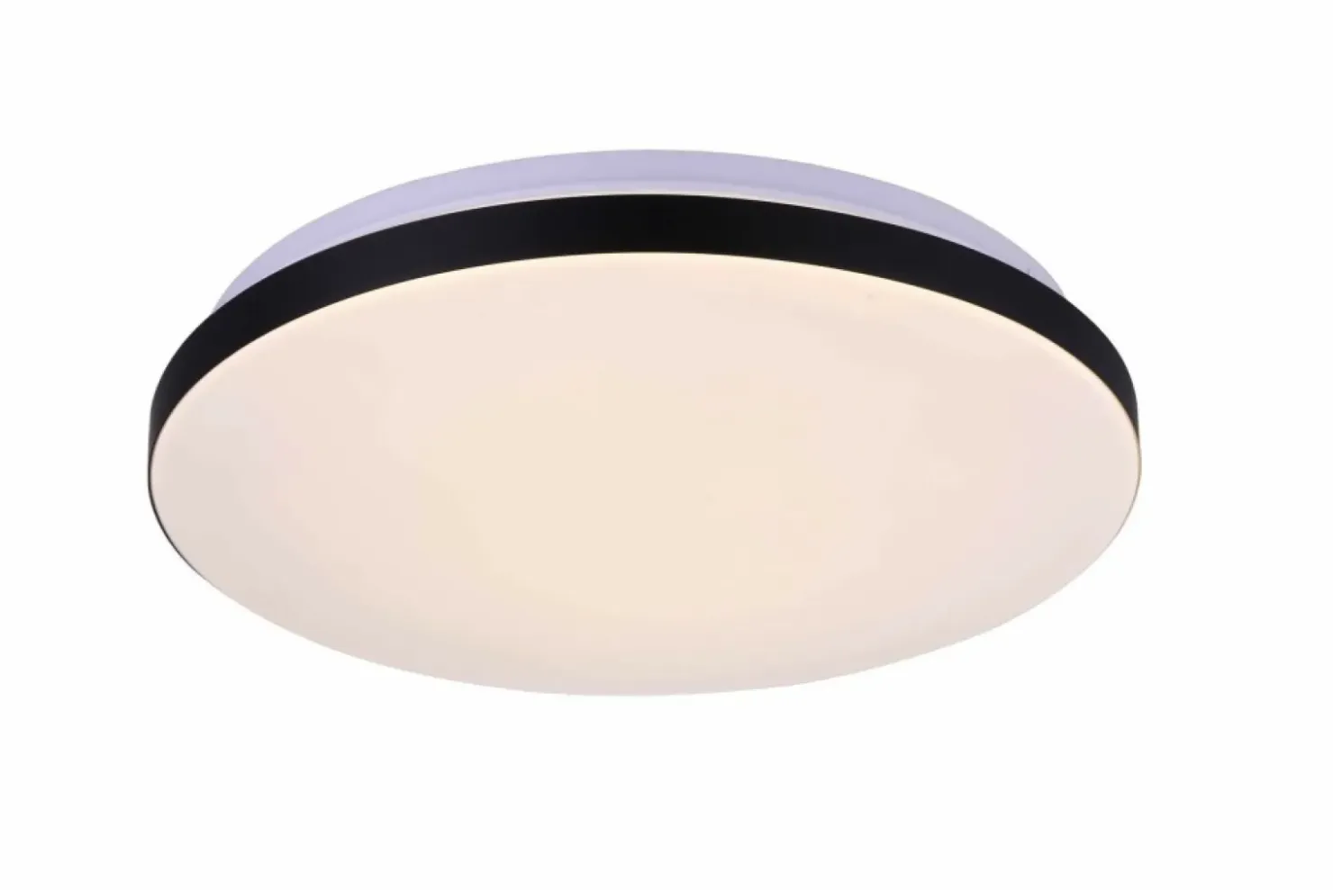 Ponadczasowa, okrągła lampa sufitowa LED LP-335/1C S 4BK – BABILON*Sklep Kaja Fashion