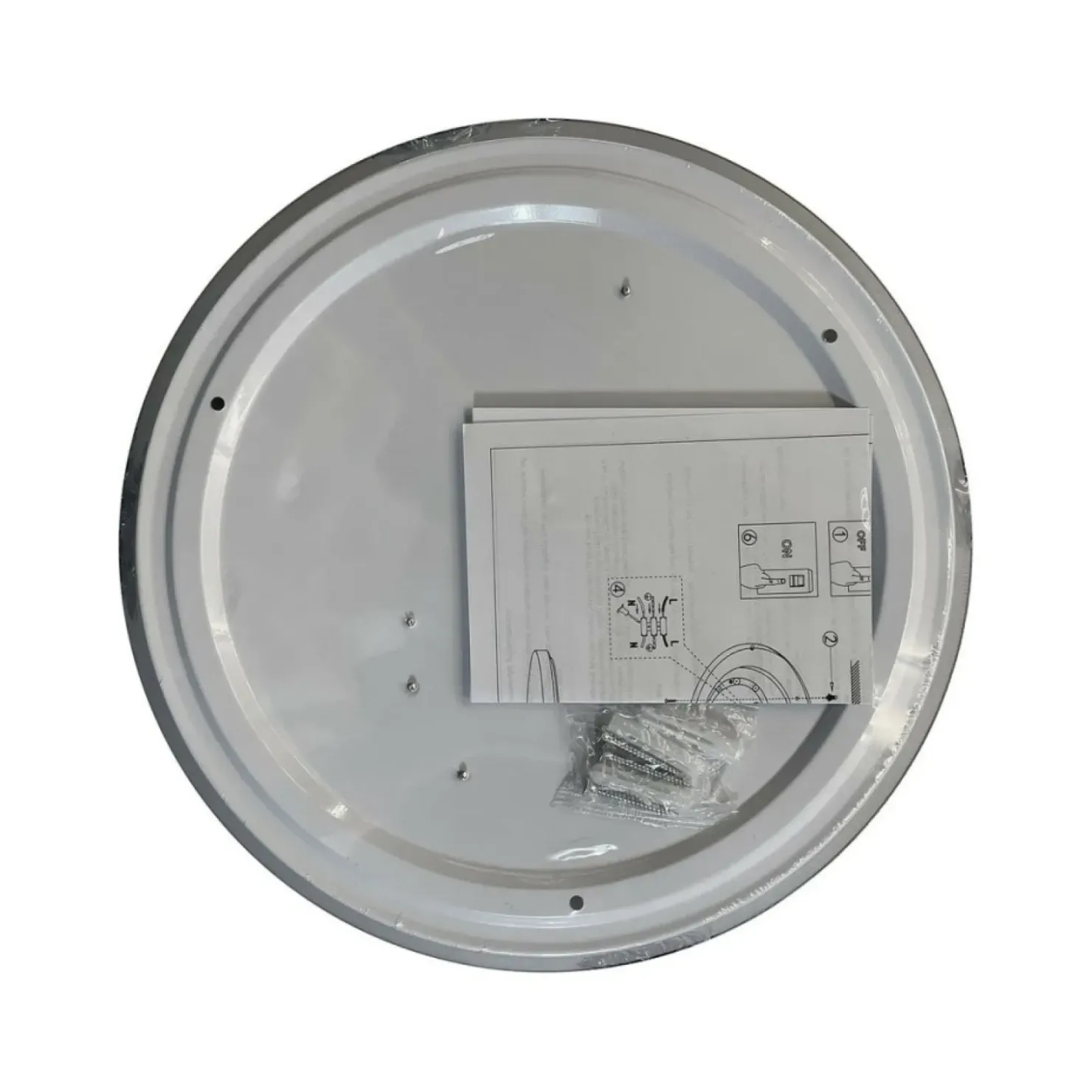 Ponadczasowa, okrągła lampa sufitowa LED LP-335/1C S 4BK – BABILON*Sklep Kaja Fashion