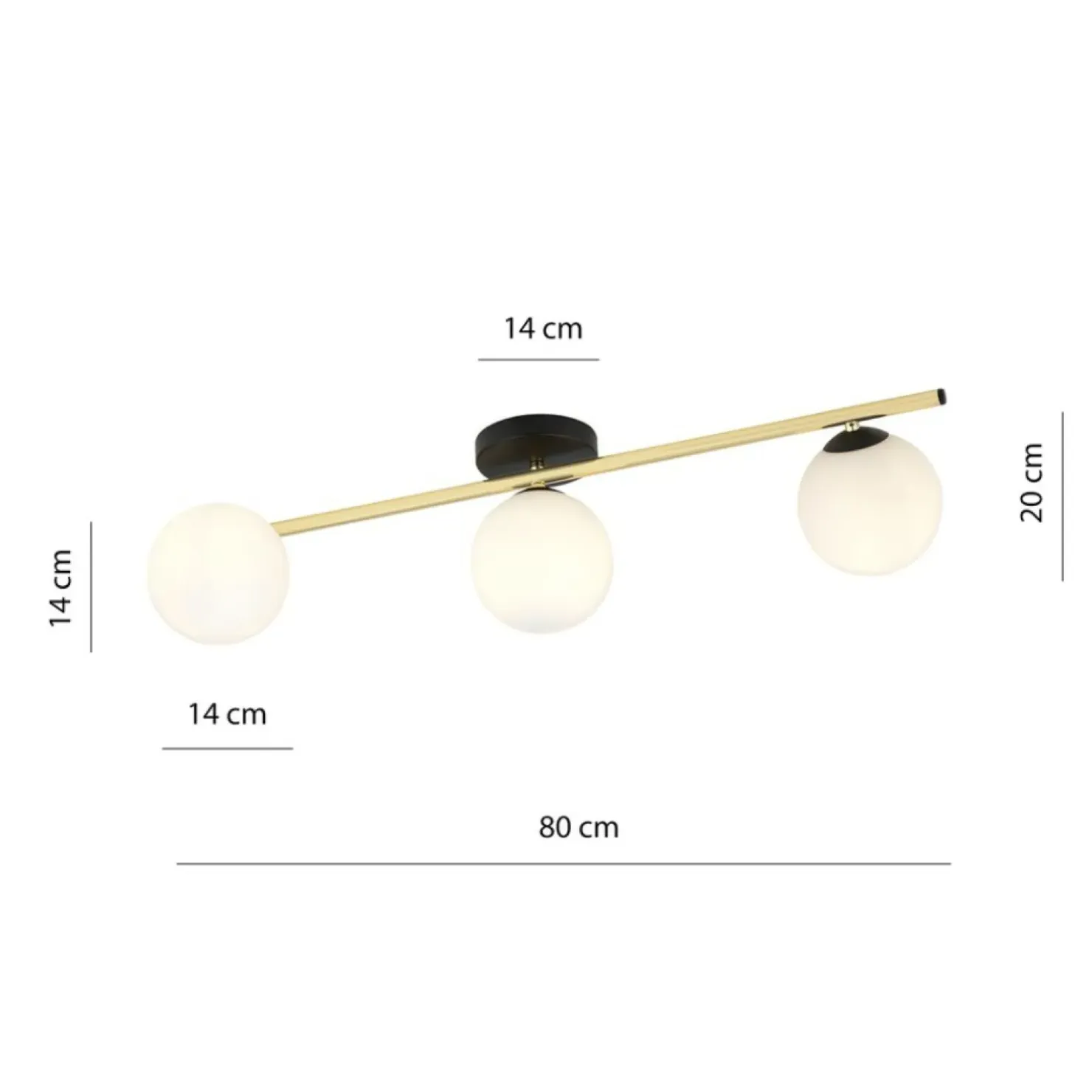 Flash Sale Sklep Kaja Ponadczasowa, prosta lampa sufitowa do holu 1248/3 z serii SPLENDI