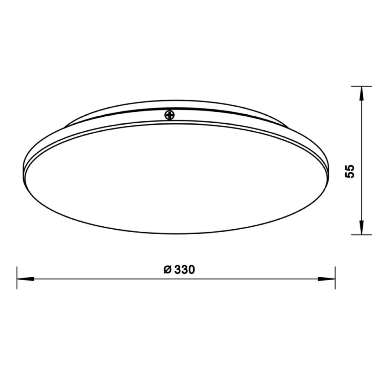 Ponadczasowy srebrny plafon LED ⌀33cm 12080021 BELLIS | Kaja*Sklep Kaja Sale