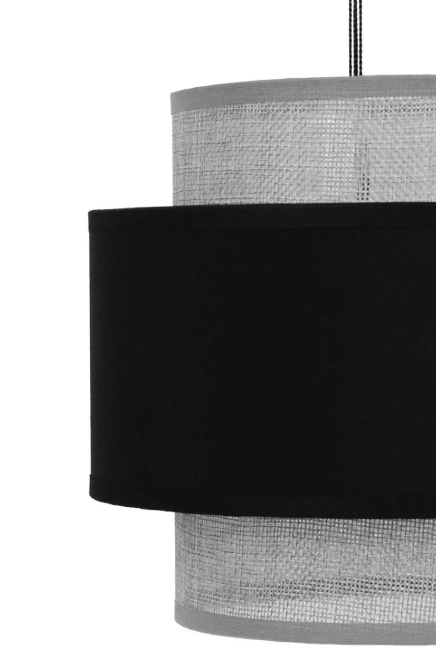 Potrójna, czarno-szara lampa wisząca, regulowana K-5172 z serii ETELA*Sklep Kaja Flash Sale