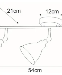 Potrójna lampa sufitowa do K-8005-3 WH WATSO WHITE | Kaja Oświetlenie*Sklep Kaja Sale