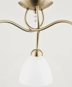 Potrójna lampa sufitowa z mlecznymi kloszami AL 23753 | Kaja*Sklep Kaja Store