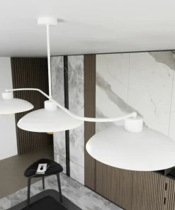 Potrójna lampa wisząca nad wyspę 1354/3 FOSTER 3 WHITE | Kaja*Sklep Kaja Store