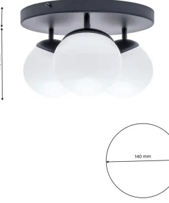 Best Sklep Kaja Potrójna lampa wisząca w klasycznym stylu MLP8858 z serii SFERA | Kaja Oświetlen