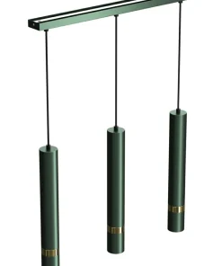 Store Sklep Kaja Potrójna lampa wisząca w kolorze zieleni MLP7721 z serii JOKER | Kaja Oświetleni