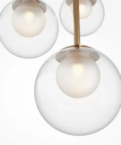 Store Sklep Kaja Potrójna lampa wisząca z kloszami MOD521PL-03G z serii BASIC FORM złoty