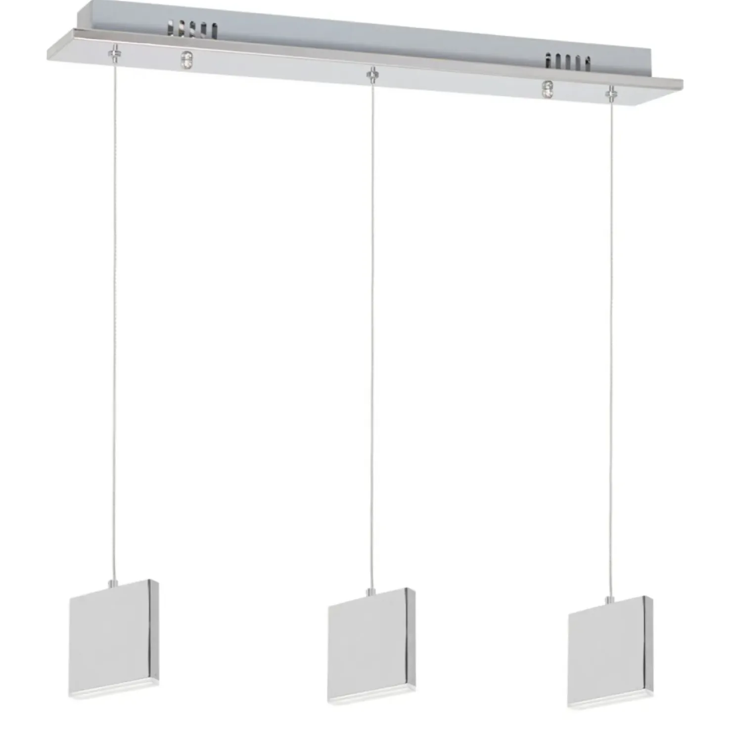 Cheap Sklep Kaja Potrójna, srebrna, ledowa lampa wisząca ML443 CUADRA | Kaja chrom