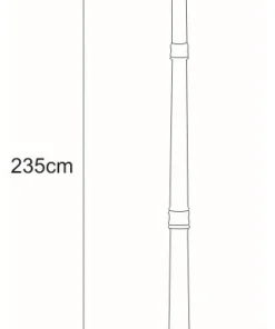 Potrójna zewnętrzna lampa K-7007A2/3N CZ/ZŁ VASCO | Kaja Oświetlenie*Sklep Kaja Discount