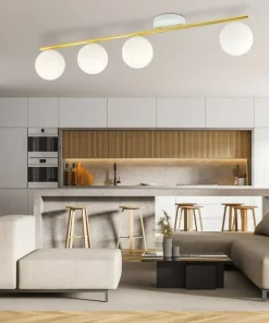 Online Sklep Kaja Prosta, asymetryczna lampa sufitowa do salonu 1253/4 z serii MONZA
