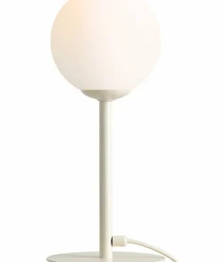 Prosta, kremowa lampka stołowa z kloszem 1080B9 PINNE | Kaja*Sklep Kaja Cheap
