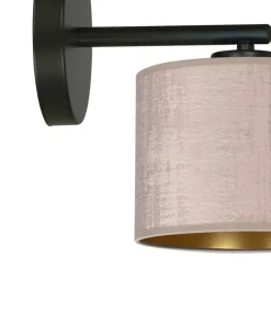 Prosta lampa ścienna z dwukolorowym abażurem 1053/K1 HILDE | Kaja*Sklep Kaja Outlet