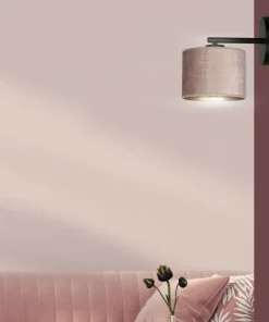 Prosta lampa ścienna z dwukolorowym abażurem 1053/K1 HILDE | Kaja*Sklep Kaja Outlet