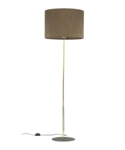 Prosta lampa na złotej nodze TK 16031 UMBERTO BROWN GOLD | Kaja*Sklep Kaja Best Sale