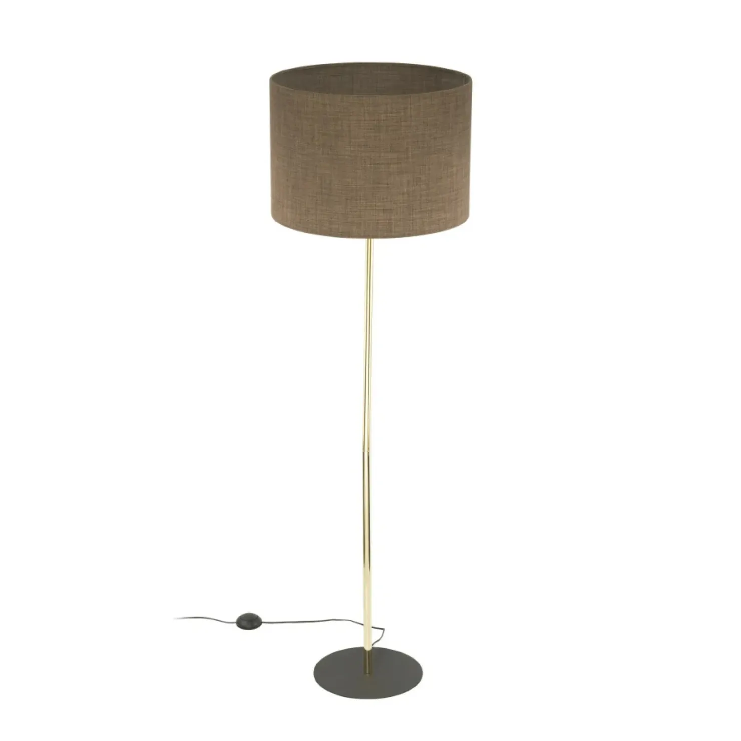 Prosta lampa na złotej nodze TK 16031 UMBERTO BROWN GOLD | Kaja*Sklep Kaja Best Sale