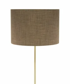 Prosta lampa na złotej nodze TK 16031 UMBERTO BROWN GOLD | Kaja*Sklep Kaja Best Sale