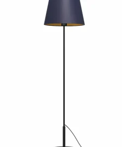 Prosta lampa podłogowa, granatowo-złota LX 3580 z serii ARDEN | Kaja*Sklep Kaja Clearance