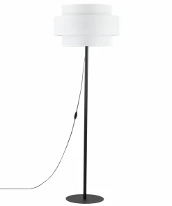 Prosta lampa podłogowa, podwójny abażur TK 5894 CALISTO WHITE | Kaja*Sklep Kaja Best Sale