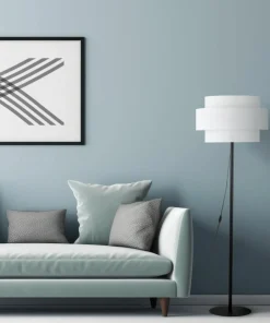 Prosta lampa podłogowa, podwójny abażur TK 5894 CALISTO WHITE | Kaja*Sklep Kaja Best Sale