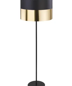 Prosta lampa podłogowa z eleganckim abażurem TK 5122 serii LONDYN GOLD*Sklep Kaja Outlet