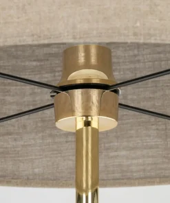 Prosta lampa stojąca do salonu TK 16035 UMBERTO LINEN GOLD | Kaja*Sklep Kaja Shop