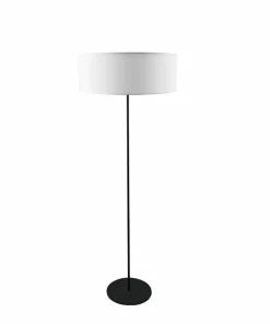 Prosta lampa stojąca z białym abażurem ANT 2017 LAMEGO | Kaja*Sklep Kaja Discount