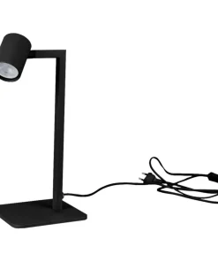 Prosta lampka biurkowa w stylu industrialnym LP-731/1T BK z serii SNOW*Sklep Kaja Best