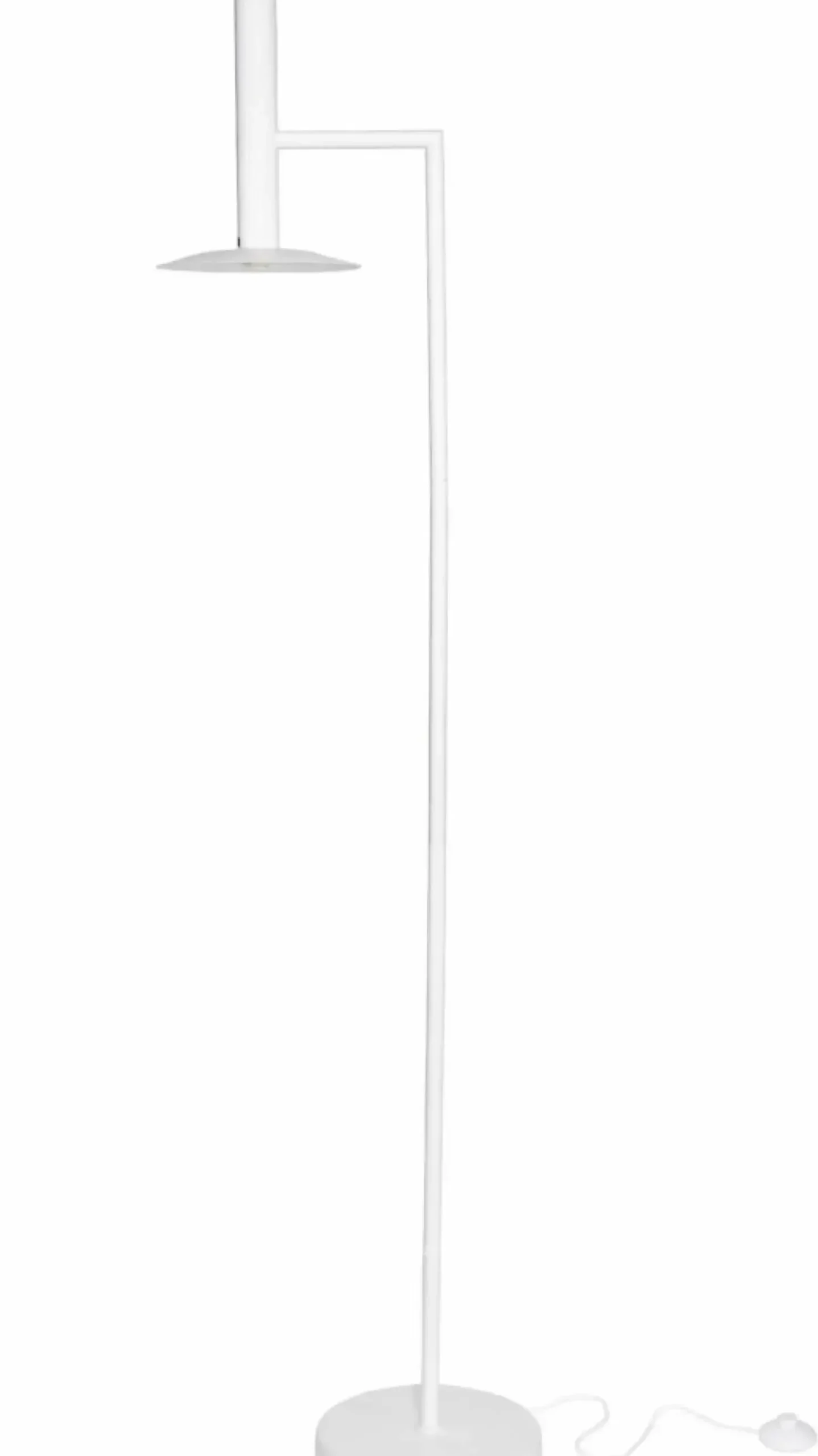 Prosta, minimalistyczna lampa stojąca LP-1661/1F WH HAT | Kaja*Sklep Kaja Best Sale