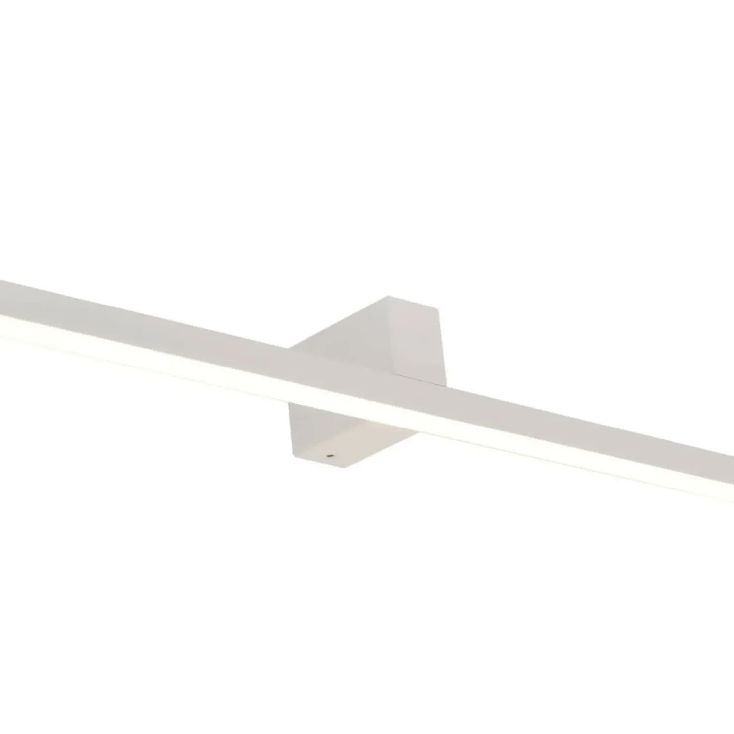 Prosty, łazienkowy kinkiet LED nad lustro LP-778/1W L WH NEVADA*Sklep Kaja Sale