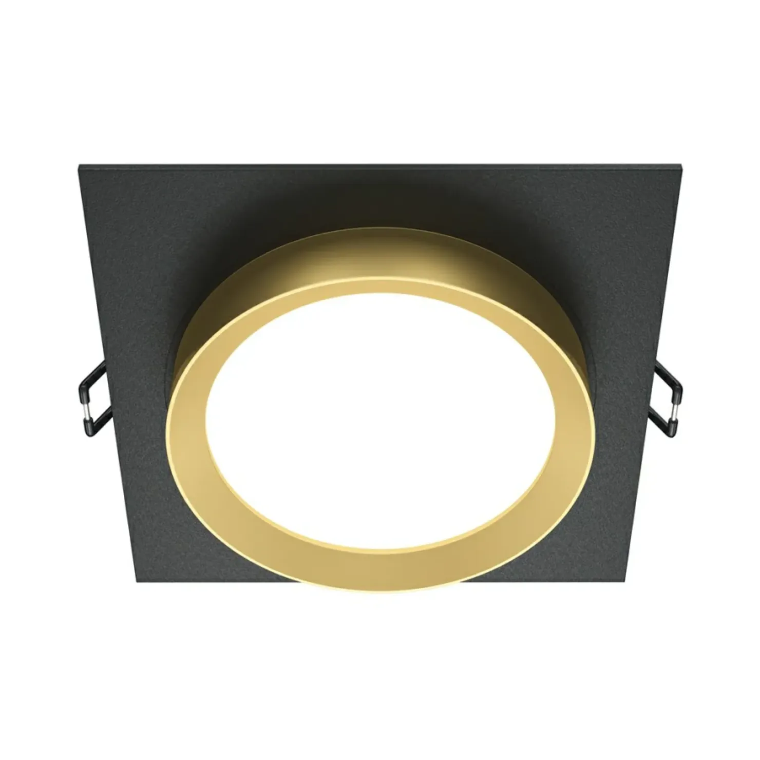 Punktowa lampa sufitowa do zabudowy DL086-GX53-SQ-BG z serii HOOP*Sklep Kaja Clearance