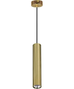 Online Sklep Kaja Punktowa lampa wisząca tuba do kuchni K-4825 CORK | Kaja Oświetlenie złoty
