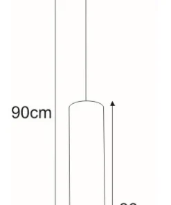 Online Sklep Kaja Punktowa lampa wisząca tuba do kuchni K-4825 CORK | Kaja Oświetlenie złoty