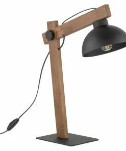 Regulowana, drewniana lampka biurkowa z kloszem TK 5345 z serii OSLO*Sklep Kaja Store