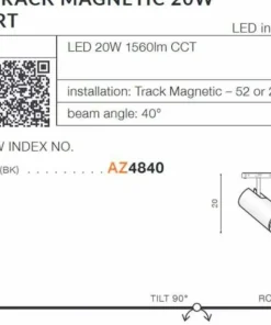 Regulowana głowica 20W CCT SMART AZ4840 MAKITA ALFA MAGNETIC 48V*Sklep Kaja Store