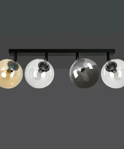 Outlet Sklep Kaja Regulowana lampa sufitowa z kolorowymi kloszami 779/4 | Kaja