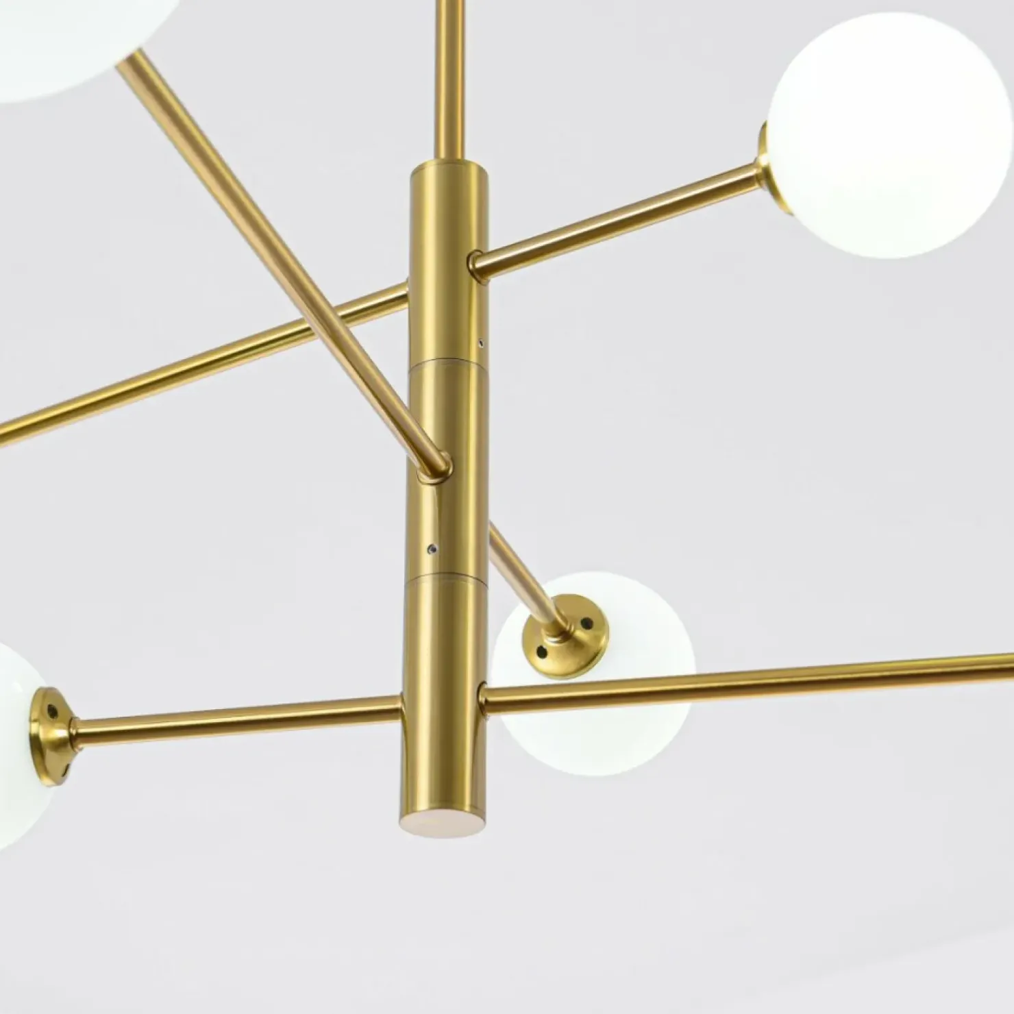 Outlet Sklep Kaja Regulowana lampa wisząca do salonu LP-002/6P DORADO | Kaja Oświetlenie
