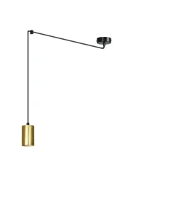 Store Sklep Kaja Regulowana lampa wisząca w kolorze złota 526/1 | Kaja Oświetlenie