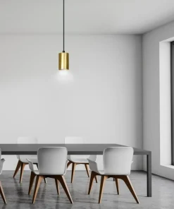 Store Sklep Kaja Regulowana lampa wisząca w kolorze złota 526/1 | Kaja Oświetlenie